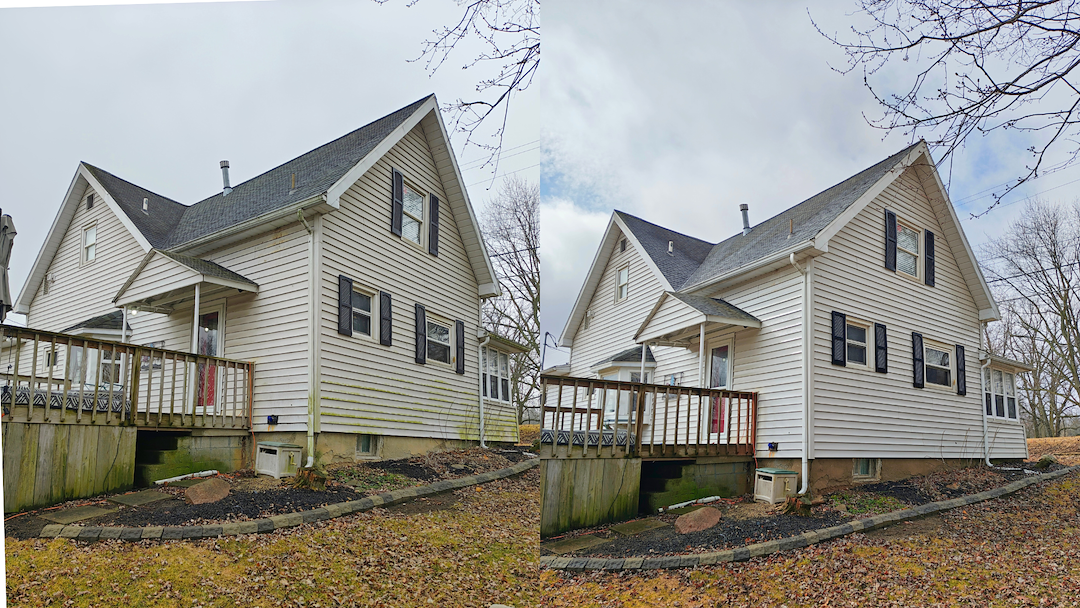 Fort Wayne Exterior Cleaning Project: Algae-Covered Home Brought Back to Life